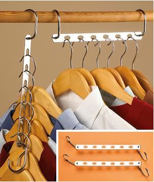 Steel multihanger for organizing hangers